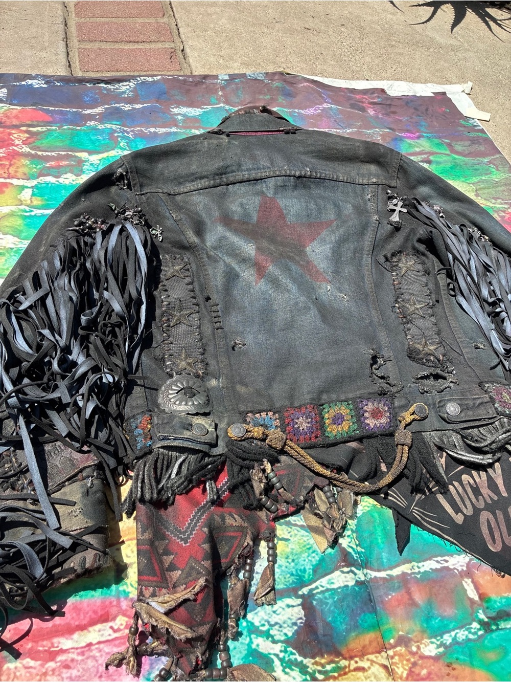 Goth Halloween horror zombie handmade costume - Picture 15 of 16